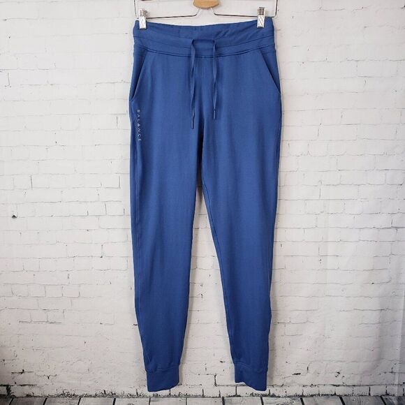Balance Athletica Select Joggers Size M Blue Athleisure Instagram Famous Pants - Picture 1 of 7